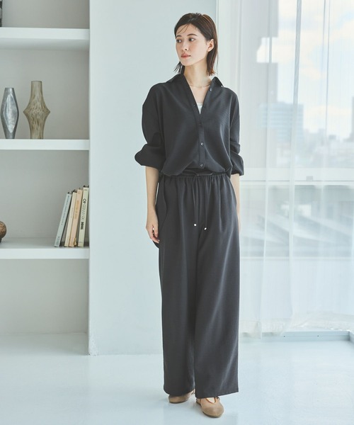 LAKOLE（ラコレ）の「サップVTGオーバーシャツ / 592572（シャツ/ブラウス・レディース・ライトベージュ/スミクロ/チャコール/ブラウン・FREE）」の13枚目の写真