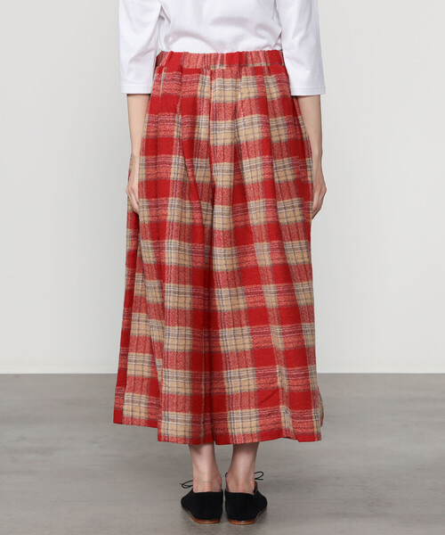 GALLEGO DESPORTES（ギャレゴデスポート）の「GALLEGO DESPORTES | ウール エラスティックキュロットパンツ WOMEN（その他パンツ・レディース・レッド系その他・ONE）」の9枚目の写真