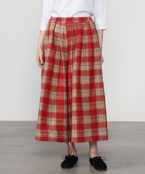 GALLEGO DESPORTES（ギャレゴデスポート）の「GALLEGO DESPORTES | ウール エラスティックキュロットパンツ WOMEN（その他パンツ・レディース・レッド系その他・ONE）」の10枚目の写真