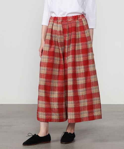 GALLEGO DESPORTES（ギャレゴデスポート）の「GALLEGO DESPORTES | ウール エラスティックキュロットパンツ WOMEN（その他パンツ・レディース・レッド系その他・ONE）」の11枚目の写真