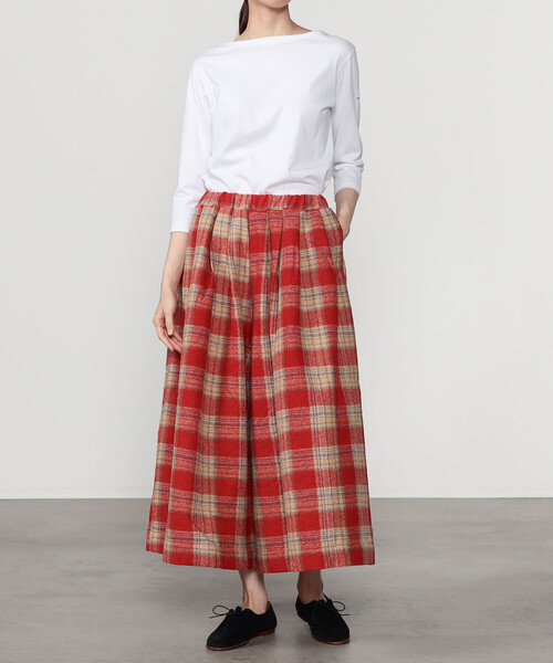 GALLEGO DESPORTES（ギャレゴデスポート）の「GALLEGO DESPORTES | ウール エラスティックキュロットパンツ WOMEN（その他パンツ・レディース・レッド系その他・ONE）」の12枚目の写真