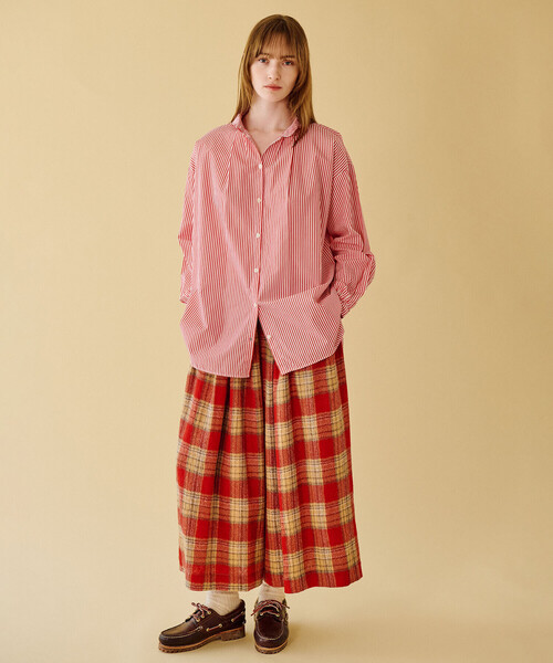 GALLEGO DESPORTES（ギャレゴデスポート）の「GALLEGO DESPORTES | ウール エラスティックキュロットパンツ WOMEN（その他パンツ・レディース・レッド系その他・ONE）」の15枚目の写真