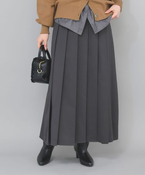 le.coeur blanc（ルクールブラン）の「グレンチェックフロントプリーツスカート（スカート・レディース・ブラウン系その他2/グレー系その他3・38）」の15枚目の写真