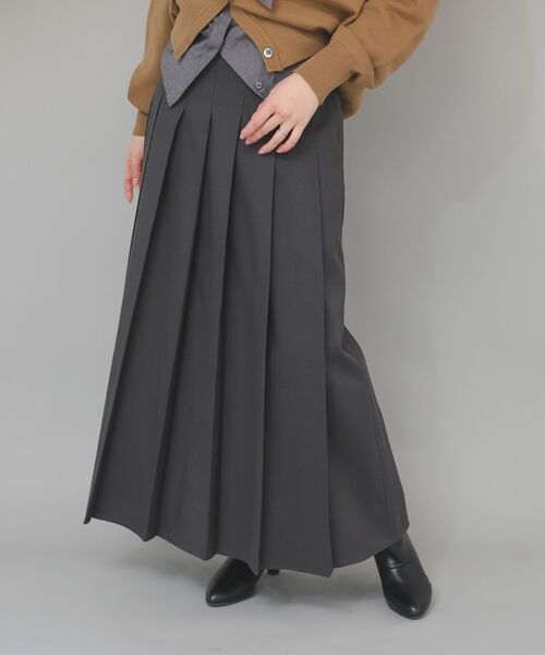 le.coeur blanc（ルクールブラン）の「グレンチェックフロントプリーツスカート（スカート・レディース・ブラウン系その他2/グレー系その他3・38）」の16枚目の写真