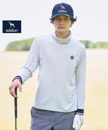 adabat（アダバット）の「【新レーベル ADABAT NAVY】吸湿発熱 サーモスムースモックT（Tシャツ/カットソー）」