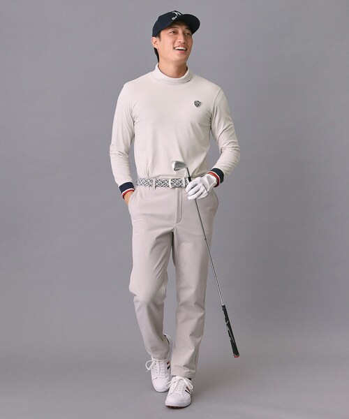 adabat（アダバット）の「【新レーベル ADABAT NAVY】吸湿発熱 サーモスムースモックT（Tシャツ/カットソー・メンズ・ネイビー/ライトグレー/レッド系1・50/48/46/52）」の21枚目の写真