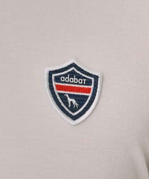 adabat（アダバット）の「【新レーベル ADABAT NAVY】吸湿発熱 サーモスムースモックT（Tシャツ/カットソー・メンズ・ネイビー/ライトグレー/レッド系1・50/48/46/52）」の22枚目の写真