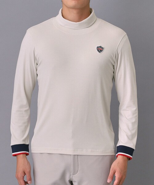 adabat(アダバット)の「【新レーベル ADABAT NAVY】吸湿発熱 サーモスムースモックT(Tシャツ/カットソー・メンズ・ネイビー/ライトグレー/レッド系1・50/48/46/52)」の20枚目の写真