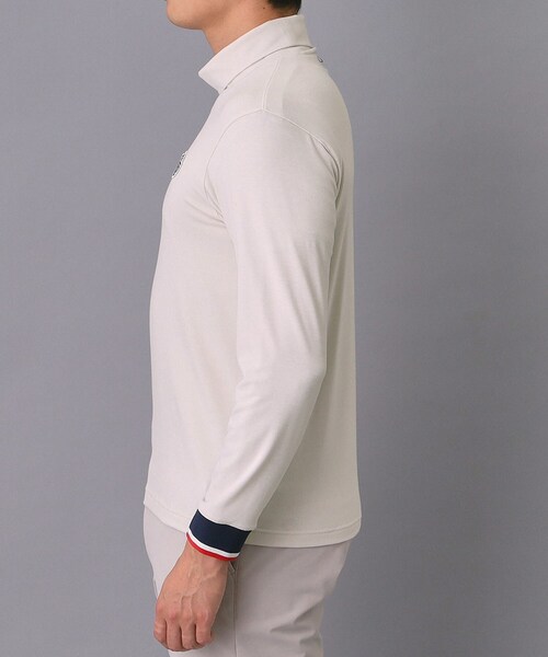 adabat(アダバット)の「【新レーベル ADABAT NAVY】吸湿発熱 サーモスムースモックT(Tシャツ/カットソー・メンズ・ネイビー/ライトグレー/レッド系1・50/48/46/52)」の21枚目の写真