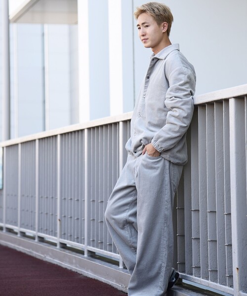 City Ambient Products(シティアンビエントプロダクツ)の「City Ambient Products:〈手洗い可能〉コーデュロイ バギー ストレート パンツ(その他パンツ・メンズ・ブラック/シルバーグレー/ロイヤルブルー・SMALL/MEDIUM/LARGE)」の18枚目の写真