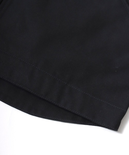 HOUSTON（ヒューストン）の「HOUSTON/ヒューストン Duck Zip Work Jacket/オーバーサイズ ダック 襟コーデュロイ 裏ブランケット ワークジャケット/ハンティングジャケット/ブルゾン/レディース メンズ（ブルゾン・メンズ・ブラック/オリーブ/ブラウン・M/L/XL）」の17枚目の写真