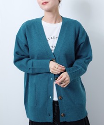 NAVY | もちりVカーディガン(カーディガン/ボレロ)