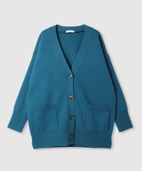 NAVY（ネイビー）の「もちりVカーディガン（カーディガン/ボレロ・レディース・ブルーグレー/ブルーグリーン/グリーン/チャコールグレー/オレンジ・FREE）」の13枚目の写真