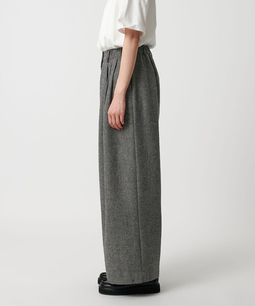 CITEN（シテン）の「＜CITEN＞ウールミックス3タックイージーワイドパンツ ダークグレー（スラックス・レディース・ダークグレー・S/M）」の5枚目の写真