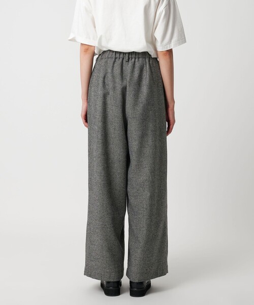セール】＜CITEN＞ウールミックス3タックイージーワイドパンツ