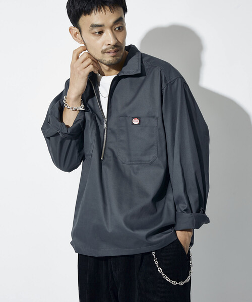 RED KAP（レッドキャップ）の「RED KAP/レッドキャップ 別注 ハーフジップ プルオーバー ロングスリーブ シャツ（シャツ/ブラウス・メンズ・チャコールグレー/ブラック/ベージュ/その他9/その他13・MEDIUM/LARGE）」の20枚目の写真