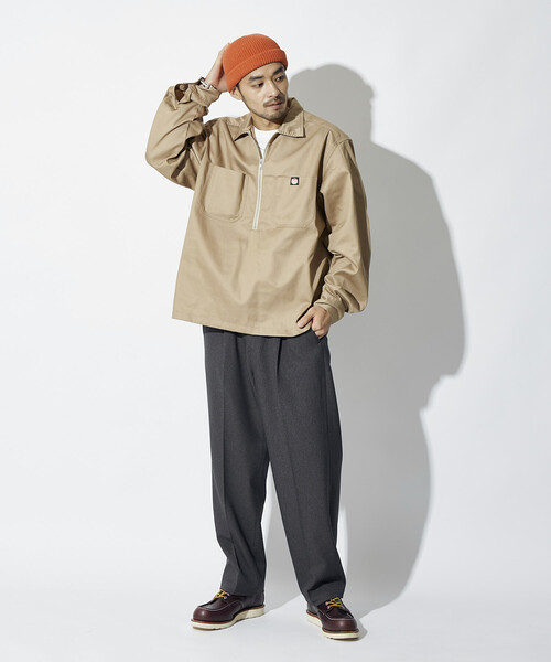 RED KAP（レッドキャップ）の「RED KAP/レッドキャップ 別注 ハーフジップ プルオーバー ロングスリーブ シャツ（シャツ/ブラウス・メンズ・チャコールグレー/ブラック/ベージュ/その他9/その他13・MEDIUM/LARGE）」の14枚目の写真