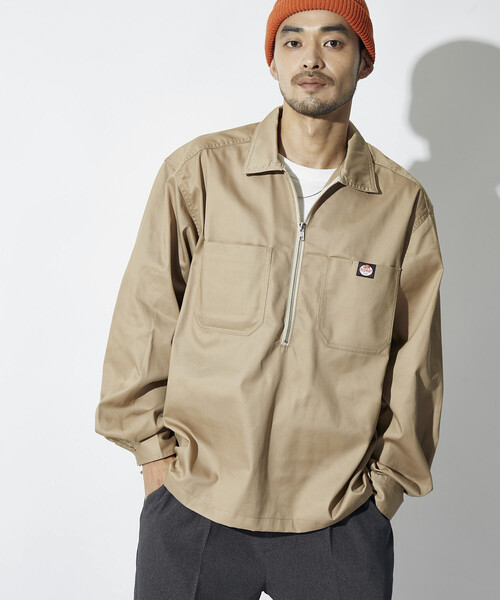 RED KAP（レッドキャップ）の「RED KAP/レッドキャップ 別注 ハーフジップ プルオーバー ロングスリーブ シャツ（シャツ/ブラウス・メンズ・チャコールグレー/ブラック/ベージュ/その他9/その他13・MEDIUM/LARGE）」の21枚目の写真