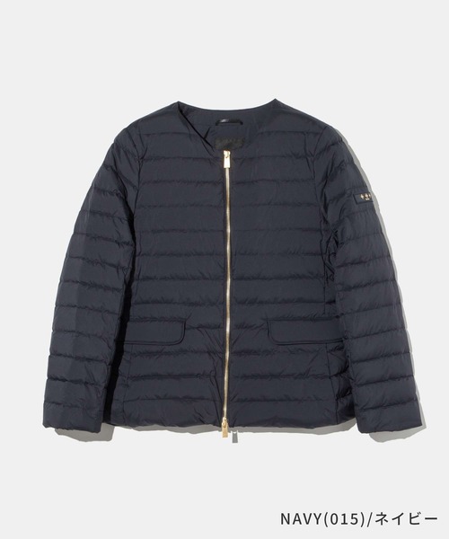 TATRAS（タトラス）の「TATRAS NOKO DOWN JACKET タトラス ノコ ライトダウンジャケット（ダウンジャケット/コート・レディース・ブラック/ネイビー/アイボリー・4/3/2/5/1）」の13枚目の写真