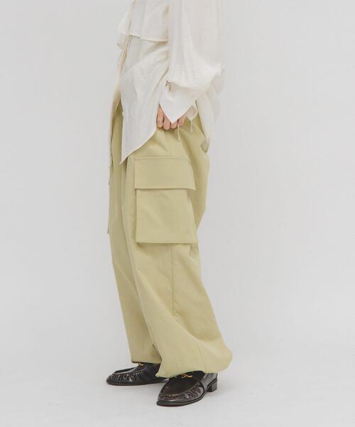 KBF（ケイビーエフ）の「カーゴデザインパンツ（その他パンツ・レディース・ブラック/ライトカーキ・ONE）」の10枚目の写真
