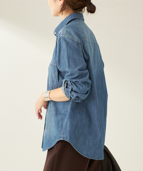 【美品】plage デニムシャツ Denim シャツ（シャツ／ブラウス）｜Plage（プラージュ）の通販