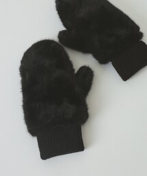 Ray BEAMS | 【別注】CONTROL FREAK / フェイク ファー ミトン(手袋)