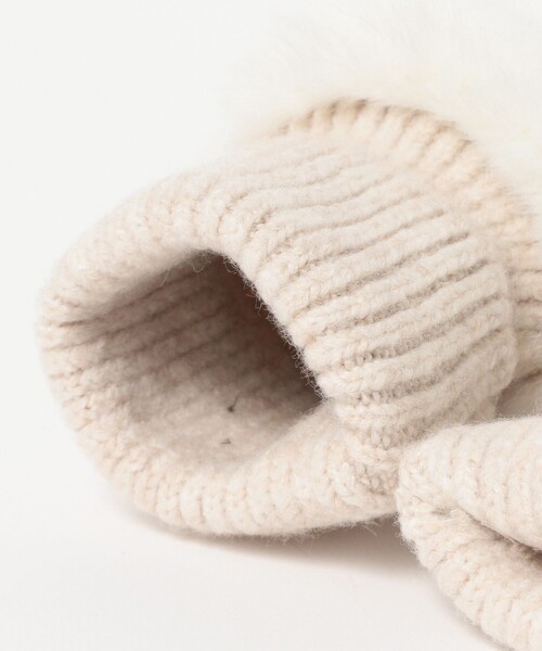 Ray BEAMS(レイビームス)の「【別注】CONTROL FREAK / フェイク ファー ミトン(手袋・レディース・ピンク/オフホワイト/ブラック・ONE SIZE)」の16枚目の写真