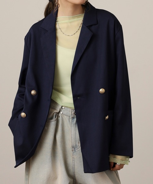 TRツイルダブルテーラードジャケット