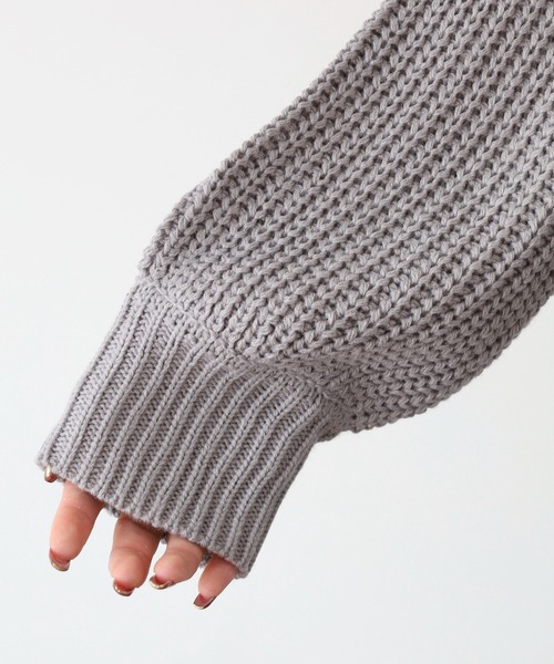 セール】セーラーカラー畦編みプルオーバー（ニット/セーター