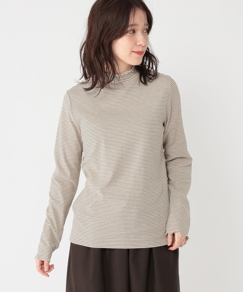 studio CLIP（スタディオクリップ）の「【WEB・一部地域先行】アソートシャーリングネックプルオーバー[プラスサイズあり]（Tシャツ/カットソー・レディース・オフホワイト/その他7/アイボリー/その他1/その他2/その他8/その他3・MEDIUM/LARGE/X-LARGE/XX-LARGE/XXX-LARGE）」の5枚目の写真