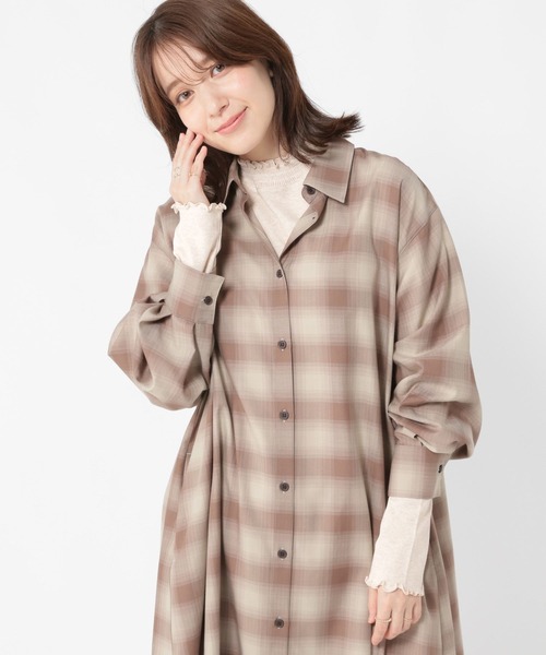 studio CLIP（スタディオクリップ）の「【WEB・一部地域先行】アソートシャーリングネックプルオーバー[プラスサイズあり]（Tシャツ/カットソー・レディース・オフホワイト/その他7/アイボリー/その他1/その他2/その他8/その他3・MEDIUM/LARGE/X-LARGE/XX-LARGE/XXX-LARGE）」の3枚目の写真