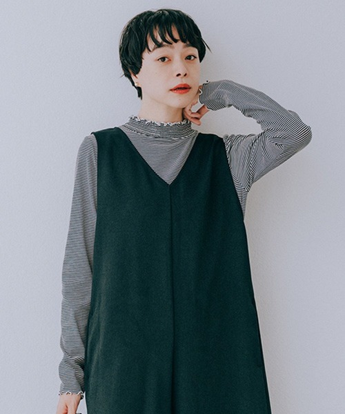 studio CLIP（スタディオクリップ）の「【WEB・一部地域先行】アソートシャーリングネックプルオーバー[プラスサイズあり]（Tシャツ/カットソー・レディース・オフホワイト/その他7/アイボリー/その他1/その他2/その他8/その他3・MEDIUM/LARGE/X-LARGE/XX-LARGE/XXX-LARGE）」の8枚目の写真