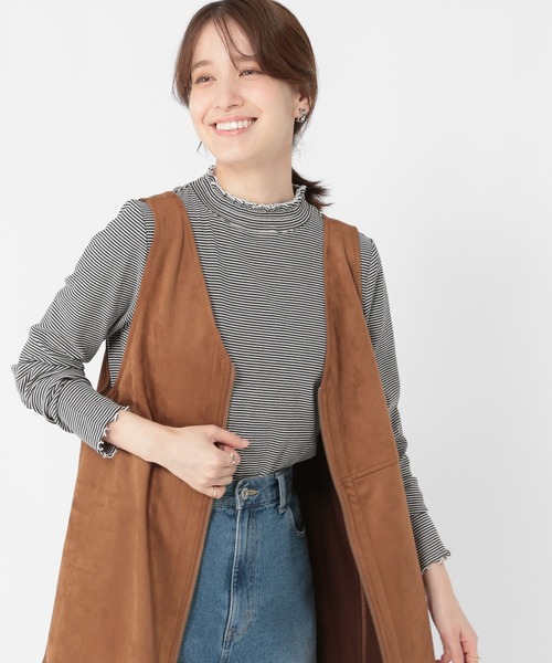 studio CLIP（スタディオクリップ）の「【WEB・一部地域先行】アソートシャーリングネックプルオーバー[プラスサイズあり]（Tシャツ/カットソー・レディース・オフホワイト/その他7/アイボリー/その他1/その他2/その他8/その他3・MEDIUM/LARGE/X-LARGE/XX-LARGE/XXX-LARGE）」の12枚目の写真