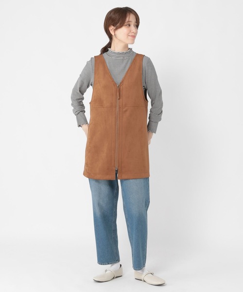 studio CLIP（スタディオクリップ）の「【WEB・一部地域先行】アソートシャーリングネックプルオーバー[プラスサイズあり]（Tシャツ/カットソー・レディース・オフホワイト/その他7/アイボリー/その他1/その他2/その他8/その他3・MEDIUM/LARGE/X-LARGE/XX-LARGE/XXX-LARGE）」の13枚目の写真