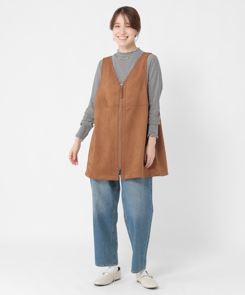 studio CLIP（スタディオクリップ）の「【WEB・一部地域先行】アソートシャーリングネックプルオーバー[プラスサイズあり]（Tシャツ/カットソー・レディース・オフホワイト/その他7/アイボリー/その他1/その他2/その他8/その他3・MEDIUM/LARGE/X-LARGE/XX-LARGE/XXX-LARGE）」の14枚目の写真