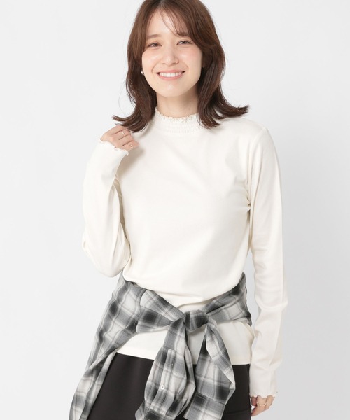 studio CLIP（スタディオクリップ）の「【WEB・一部地域先行】アソートシャーリングネックプルオーバー[プラスサイズあり]（Tシャツ/カットソー・レディース・オフホワイト/その他7/アイボリー/その他1/その他2/その他8/その他3・MEDIUM/LARGE/X-LARGE/XX-LARGE/XXX-LARGE）」の22枚目の写真