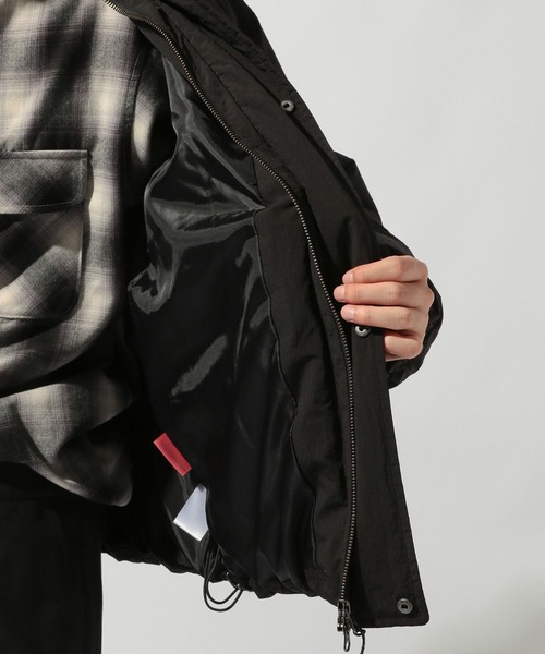niko and...(ニコアンド)の「ナイロン中綿スタンドブルゾン(ブルゾン・メンズ・ブラック/ブラウン/ライトグレー・LARGE/MEDIUM)」の5枚目の写真