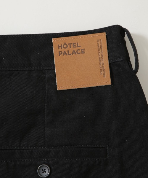 NANO universe（ナノユニバース）の「｢HOTEL PALACE｣ ワイドストレートチノパンツ（チノパンツ・メンズ・ベージュ/ブラック・L/M）」の9枚目の写真