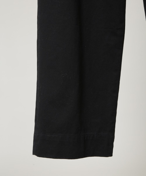 NANO universe（ナノユニバース）の「｢HOTEL PALACE｣ ワイドストレートチノパンツ（チノパンツ・メンズ・ベージュ/ブラック・L/M）」の12枚目の写真