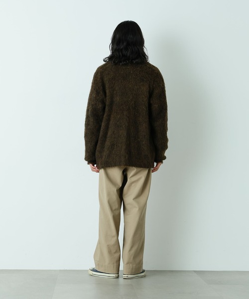 NANO universe（ナノユニバース）の「｢HOTEL PALACE｣ ワイドストレートチノパンツ（チノパンツ・メンズ・ベージュ/ブラック・L/M）」の15枚目の写真