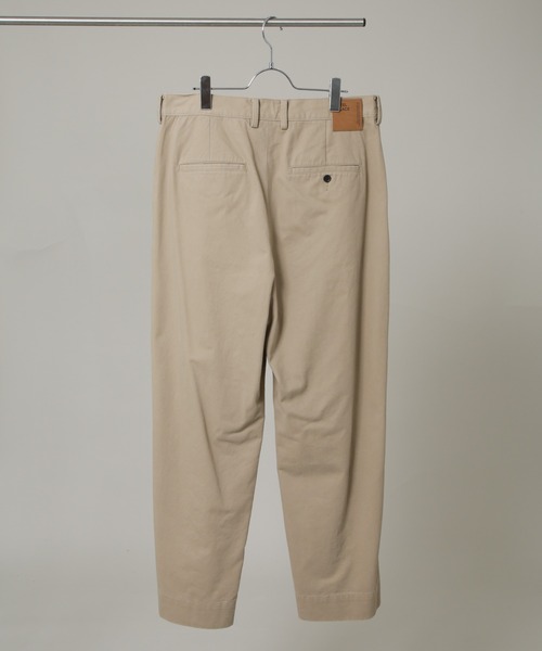 NANO universe（ナノユニバース）の「｢HOTEL PALACE｣ ワイドストレートチノパンツ（チノパンツ・メンズ・ベージュ/ブラック・L/M）」の20枚目の写真