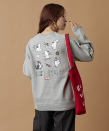CHUMS（チャムス）の「限定展開 CHUMS×FREAK'S STORE/チャムス 別注 ランダムブービーバード バックプリント クルーネックスウェット/オバケモチーフ（スウェット）」