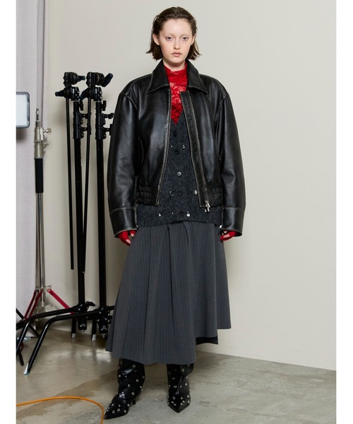 Real Leather Zip Blouson / リアルレザージップブルゾン（ブルゾン