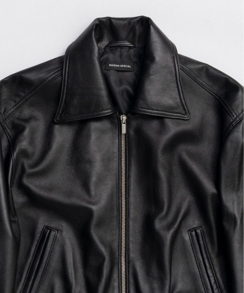 Real Leather Zip Blouson / リアルレザージップブルゾン（ブルゾン