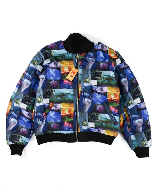 HUF(ハフ)の「【C-HUF】【HUF×KODAK/ハフ×コダック】COLLAGE BOMBER REVERSIBLE JACKET JK00466(ブルゾン・メンズ・ブラック・MEDIUM/LARGE/XX-LARGE/SMALL)」の3枚目の写真
