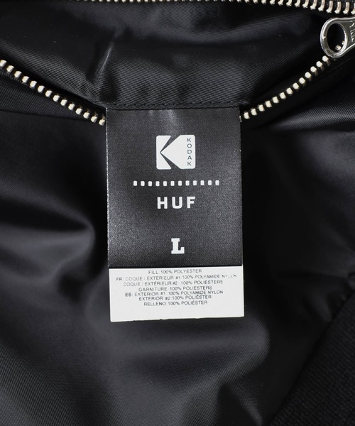 HUF(ハフ)の「【C-HUF】【HUF×KODAK/ハフ×コダック】COLLAGE BOMBER REVERSIBLE JACKET JK00466(ブルゾン・メンズ・ブラック・MEDIUM/LARGE/XX-LARGE/SMALL)」の11枚目の写真