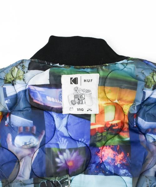 HUF(ハフ)の「【C-HUF】【HUF×KODAK/ハフ×コダック】COLLAGE BOMBER REVERSIBLE JACKET JK00466(ブルゾン・メンズ・ブラック・MEDIUM/LARGE/XX-LARGE/SMALL)」の15枚目の写真