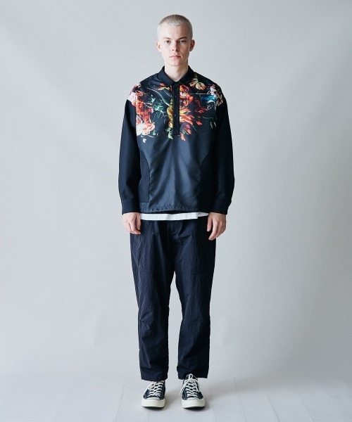 rehacer（レアセル）の「rehacer : Botanical Pullover Shirt / ボタニカル プルオーバー シャツ（シャツ/ブラウス・メンズ・ブラック・X-LARGE/LARGE/MEDIUM/SMALL）」の6枚目の写真