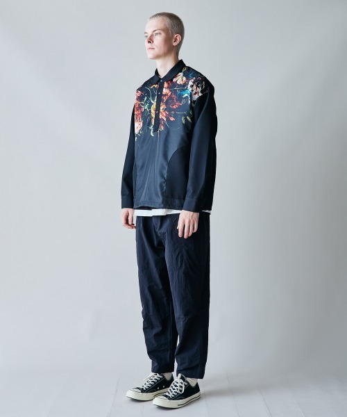 rehacer（レアセル）の「rehacer : Botanical Pullover Shirt / ボタニカル プルオーバー シャツ（シャツ/ブラウス・メンズ・ブラック・X-LARGE/LARGE/MEDIUM/SMALL）」の7枚目の写真