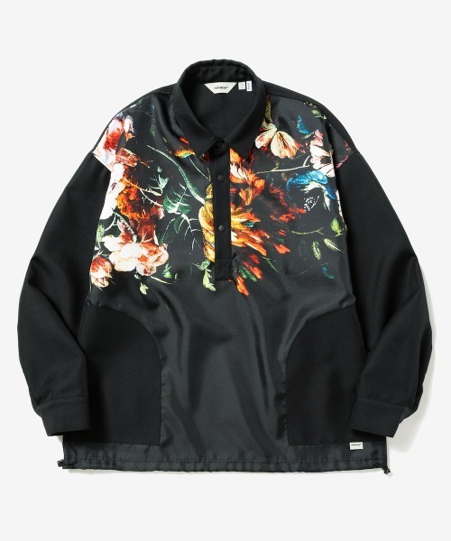 rehacer（レアセル）の「rehacer : Botanical Pullover Shirt / ボタニカル プルオーバー シャツ（シャツ/ブラウス・メンズ・ブラック・X-LARGE/LARGE/MEDIUM/SMALL）」の9枚目の写真